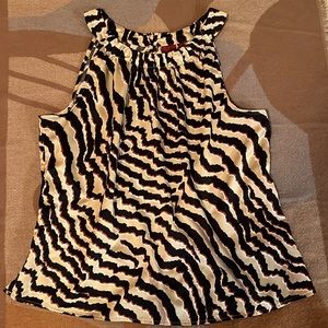 EUC silky 212 Collection sleeveless blouse, L